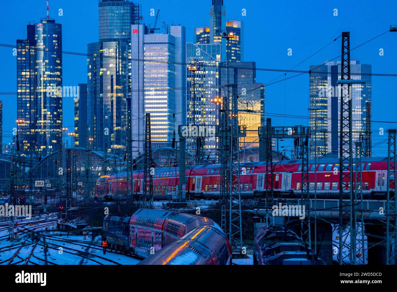 Frankfurt Hbf Gleis 8 Und 9 www.alamy.de