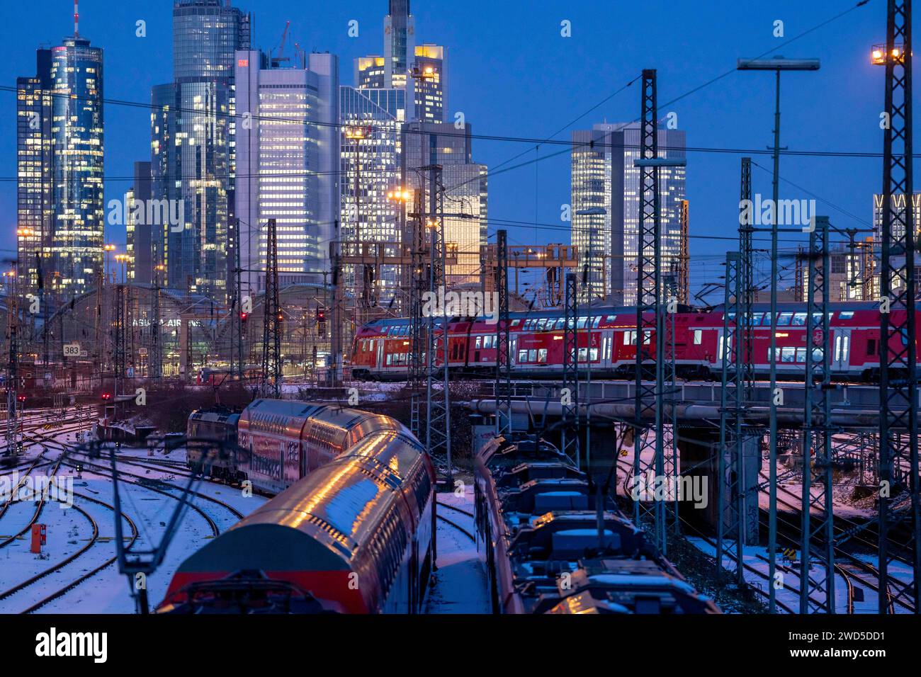 Frankfurt Hbf Gleis 8 Und 9 www.alamy.de