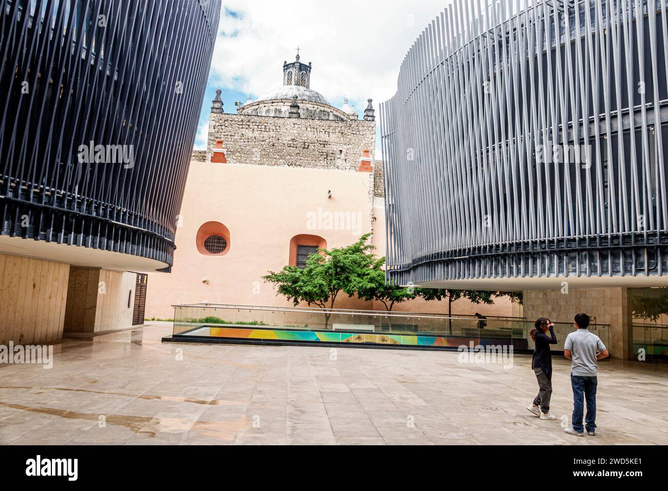 Merida Mexico, zentrales historisches Zentrum, Palacio de la Música, Museum des Musikzentrums, Pfarrhaus Jesus dritter Ordnung Stockfoto