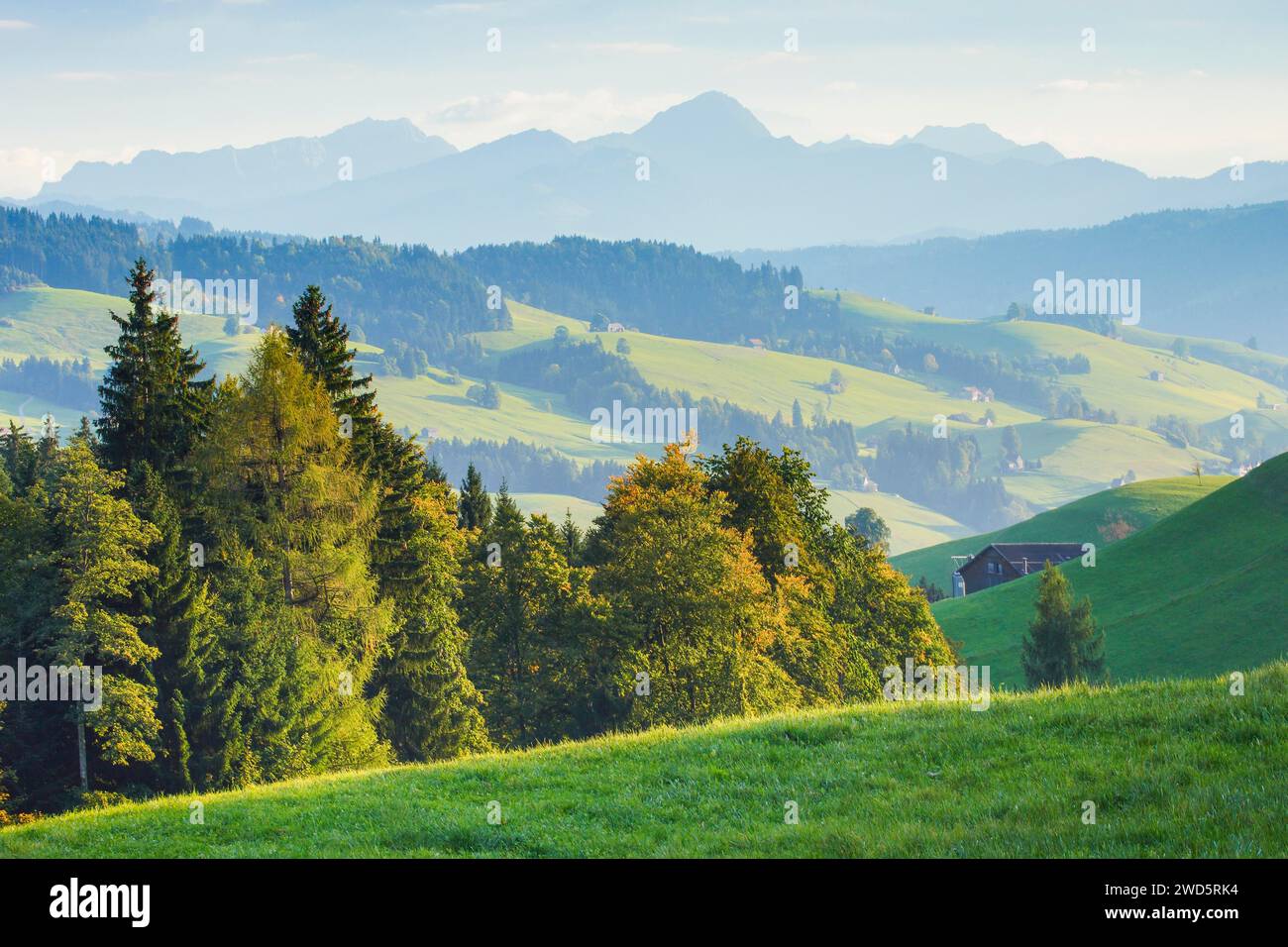 Schwellbrunn, Appenzellerland, Schweiz Stockfoto