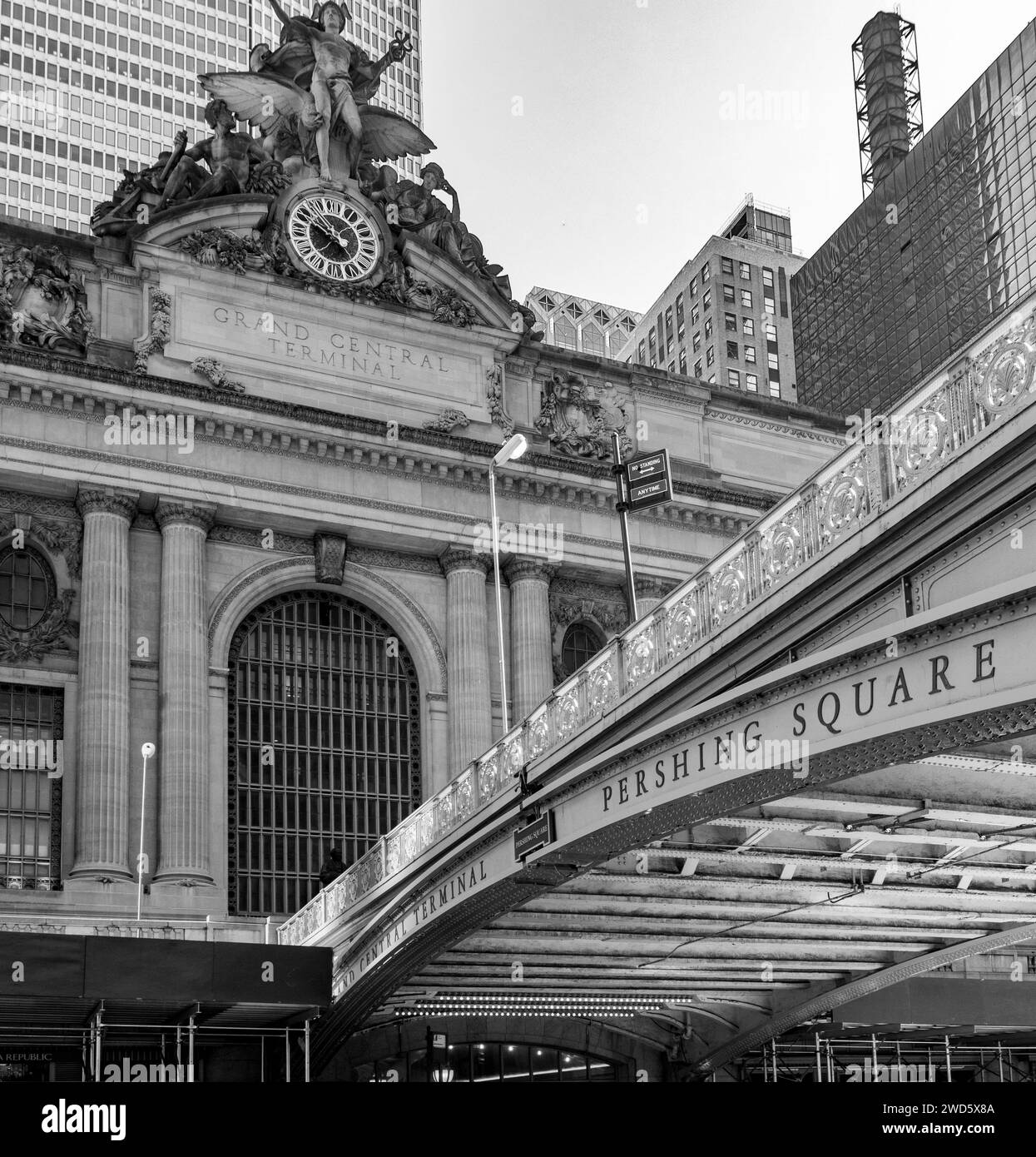 Eintritt Zum Grand Central Station New York City Stockfoto