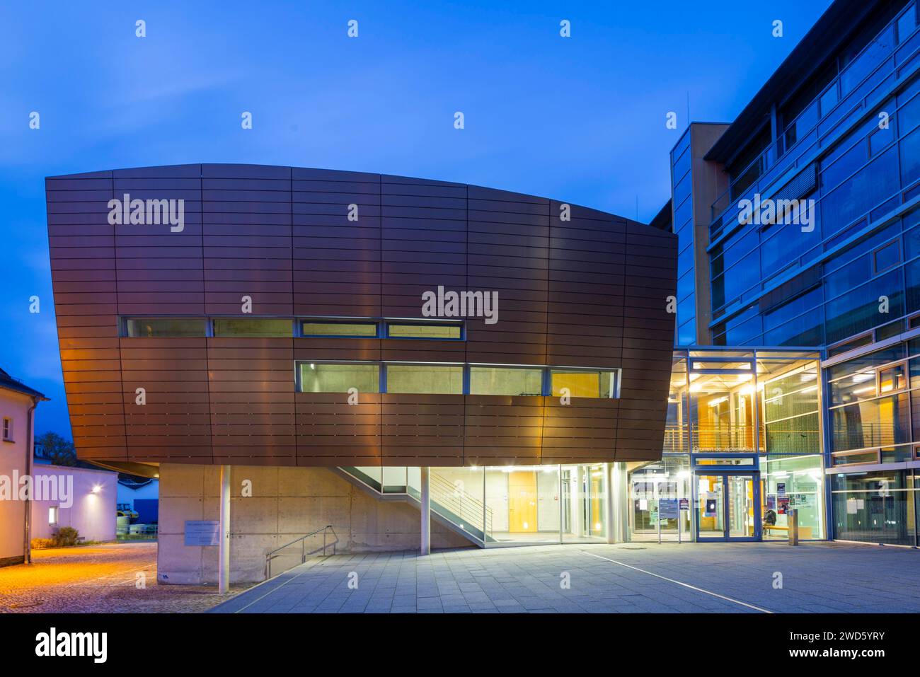 Die Hochschule Mittweida (kurz HSMW) mit dem Suffix Hochschule für angewandte Wissenschaften (Hochschule für angewandte Wissenschaften) Stockfoto