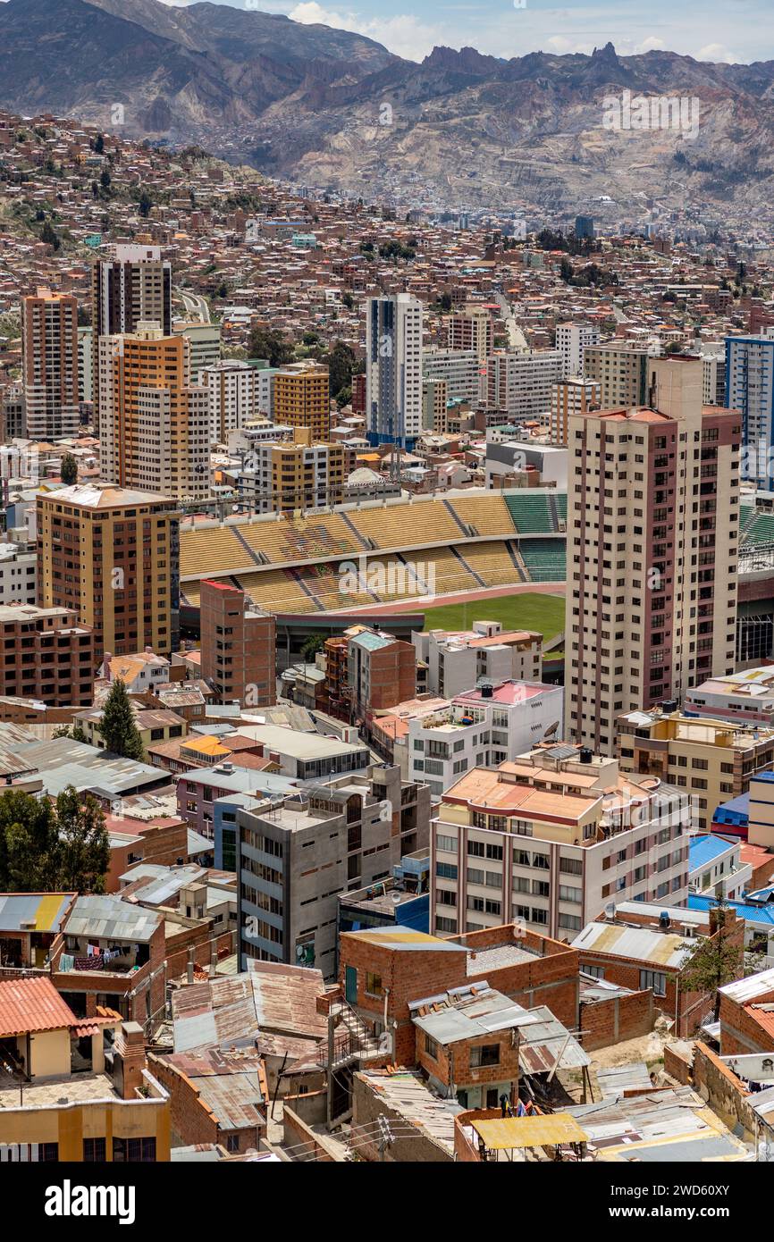 La Paz, Bolivien, Stadtzentrum, 2024 Stockfoto