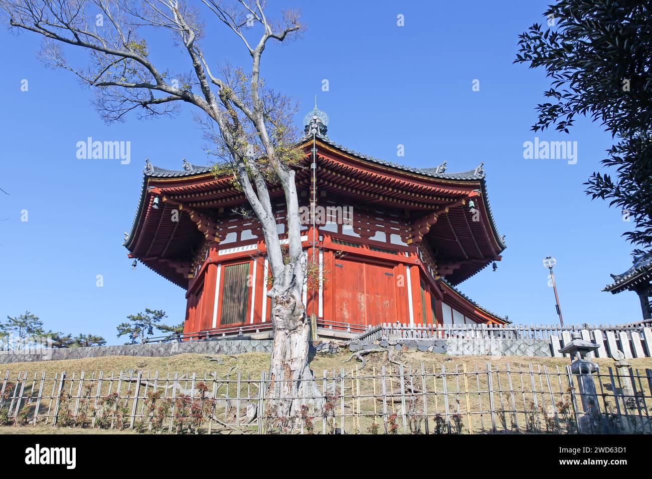 Nanendo-Pagode in Kofuku-JI in Nara, Japan. Stockfoto