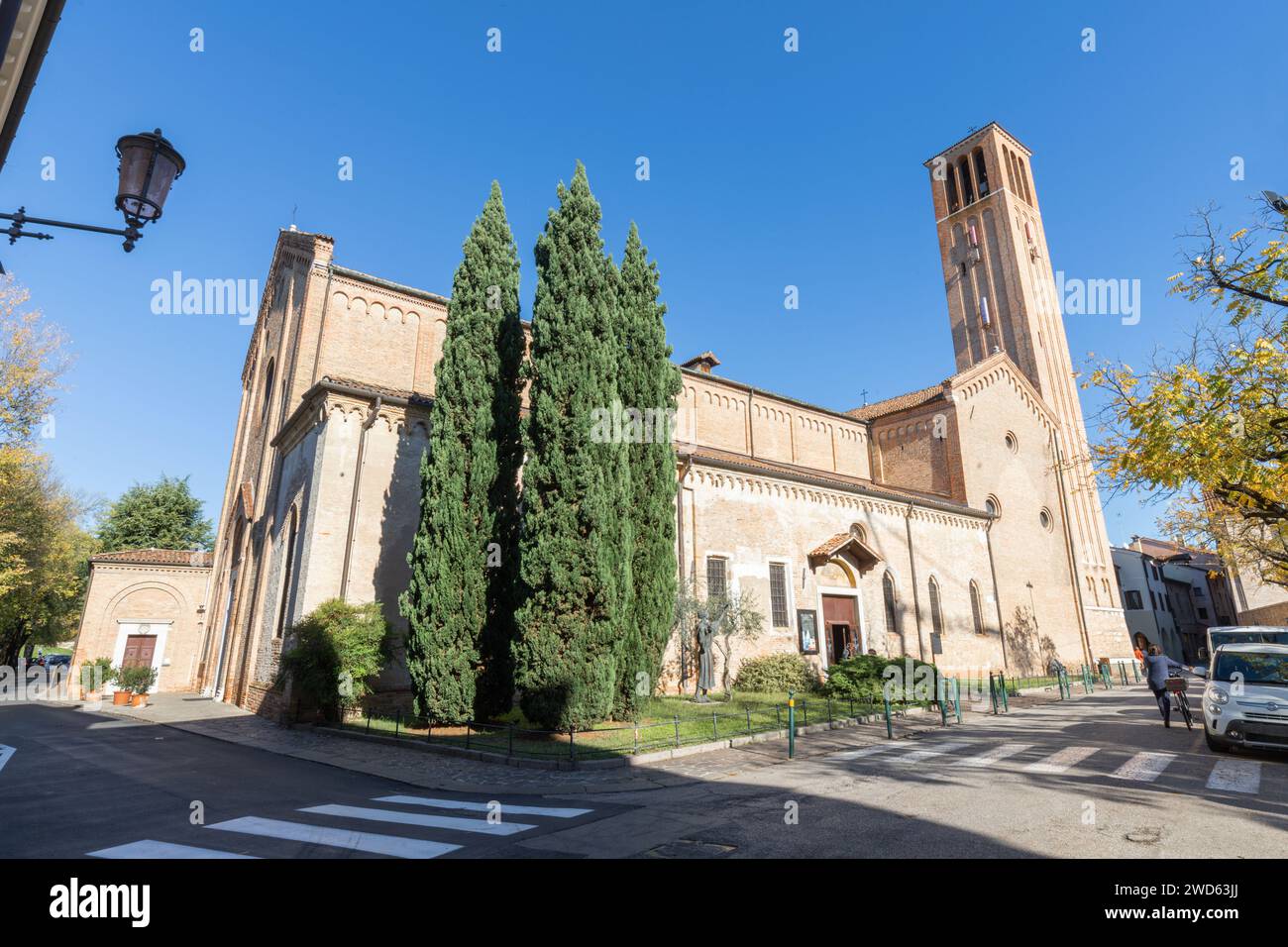 Treviso - die Kirche Chiesa di San Francesco. Stockfoto