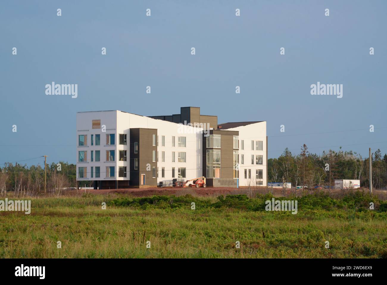 Hotel im Bau, Blackbush Resort, Grand Tracadie, Prince Edward Island, Kanada Stockfoto