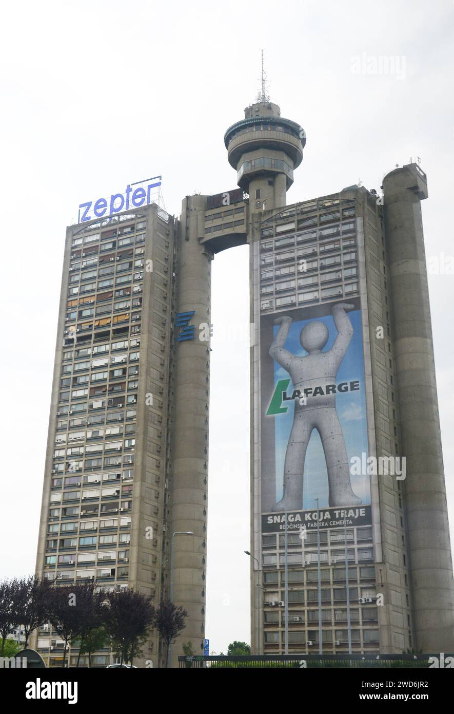 Der Turm des Westentors in Belgrad, Serbien. Stockfoto