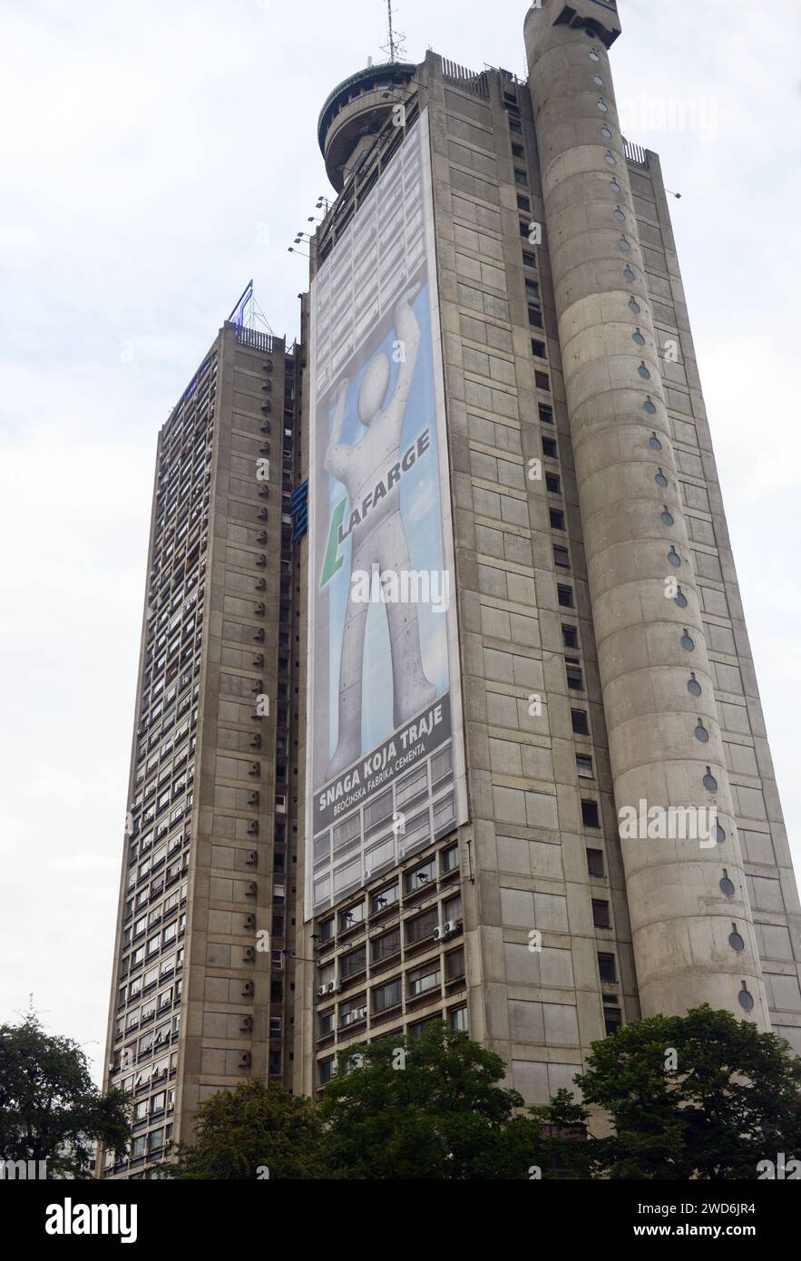 Der Turm des Westentors in Belgrad, Serbien. Stockfoto