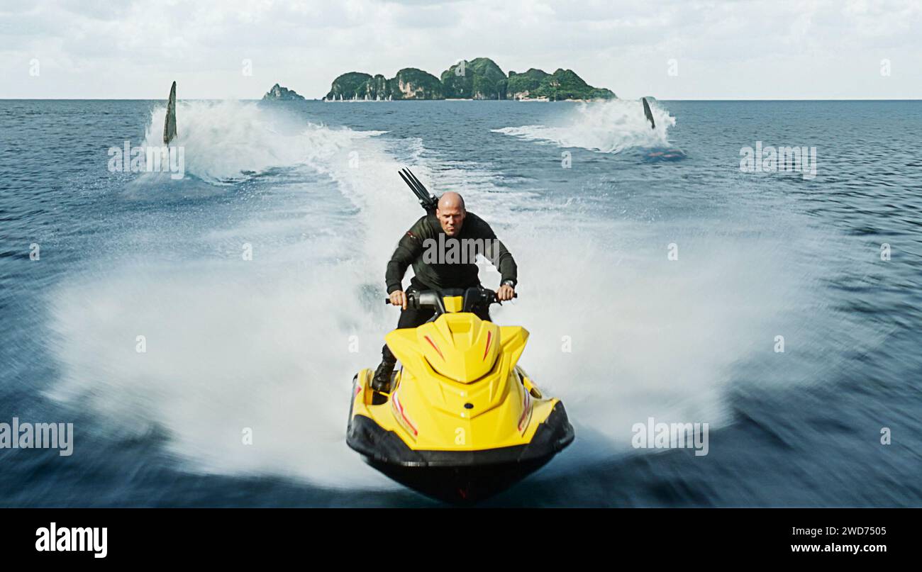 JASON STATHAM in MEG 2: THE GRENCH (2023), Regie: BEN WHEATLEY. Kredit: Apelles Entertainment/Album Stockfoto