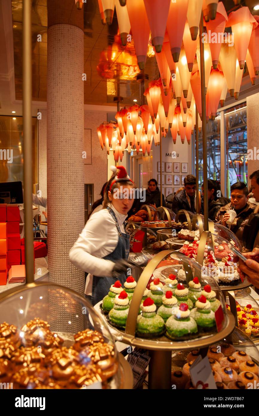 Donutelier Boutique Bakery in London, Großbritannien Stockfoto