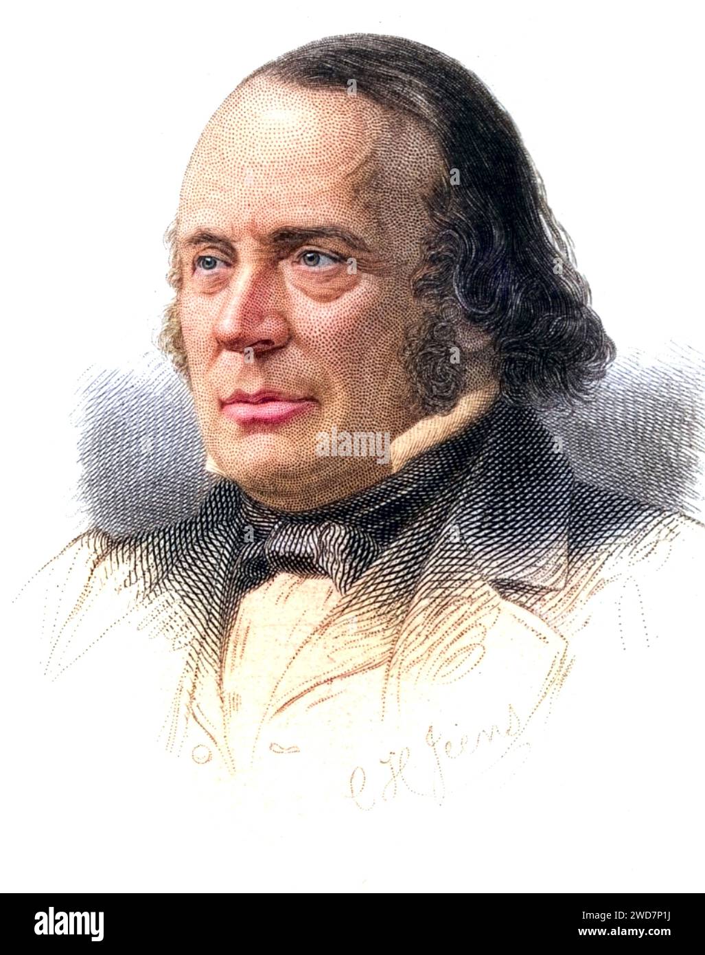 (Jean) Louis (Rodolphe) Agassiz (1807-1873) in der Schweiz geborener amerikanischer Naturforscher und Glaziologe, aus Louis Agassiz, sein Leben und Korrespondenz von Elizabeth Cary Agassiz (Boston, 1885), Historisch, digital restaurierte Reproduktion von einer Vorlage aus dem 19. Jahrhundert, Datum nicht angegeben Stockfoto