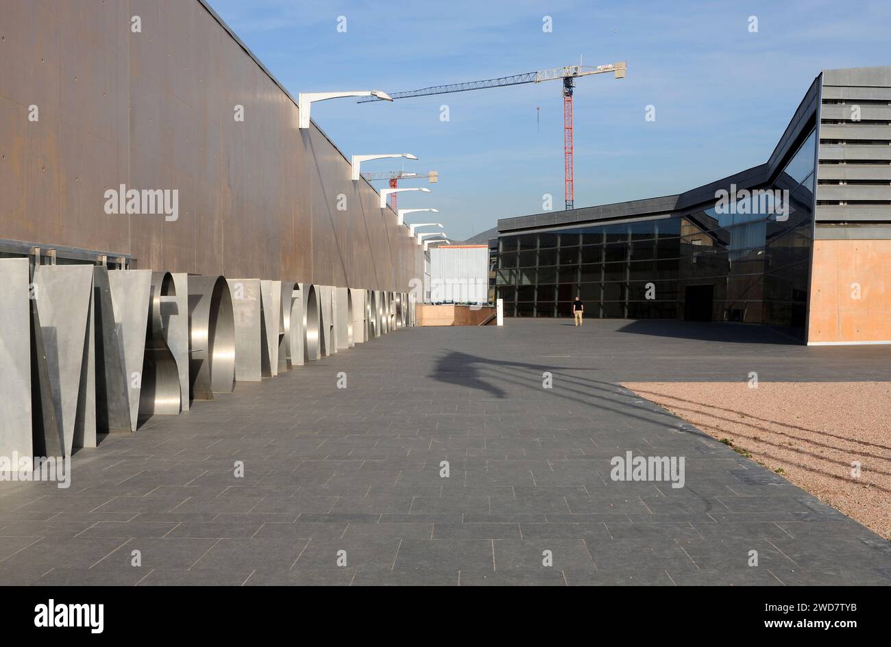 Cartagena, Museo Nacional de Arqueologia Subacuatica (ARQUA) vom Architekten Guillermo Vazquez Consuegra. Murcia, Spanien. Stockfoto