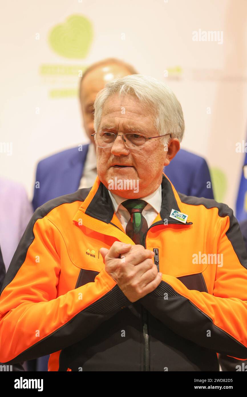 Internationale Grüne Woche 2024. Eröffnungsrundgang. Schirmbeck