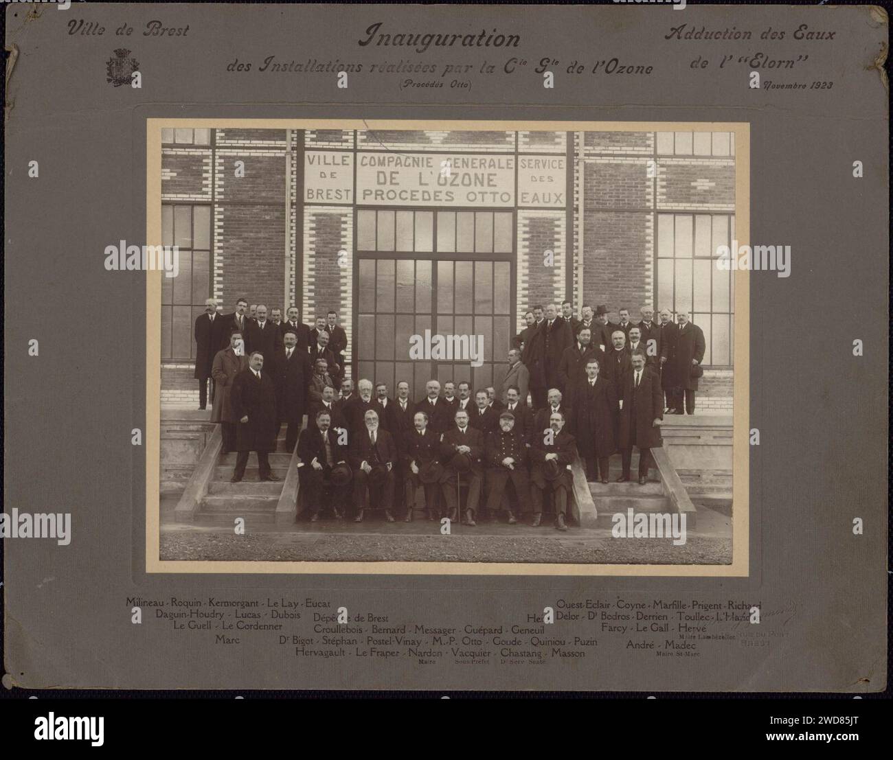 1FI00002 - USINE DE TRAITEMENT DES EAUX DE PONT-AR-BLED. Stockfoto