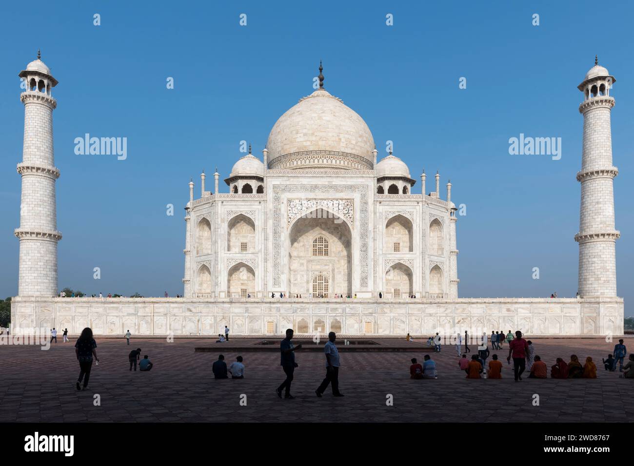Das Taj Mahal, Agra Uttar Pradesh Indien Stockfoto