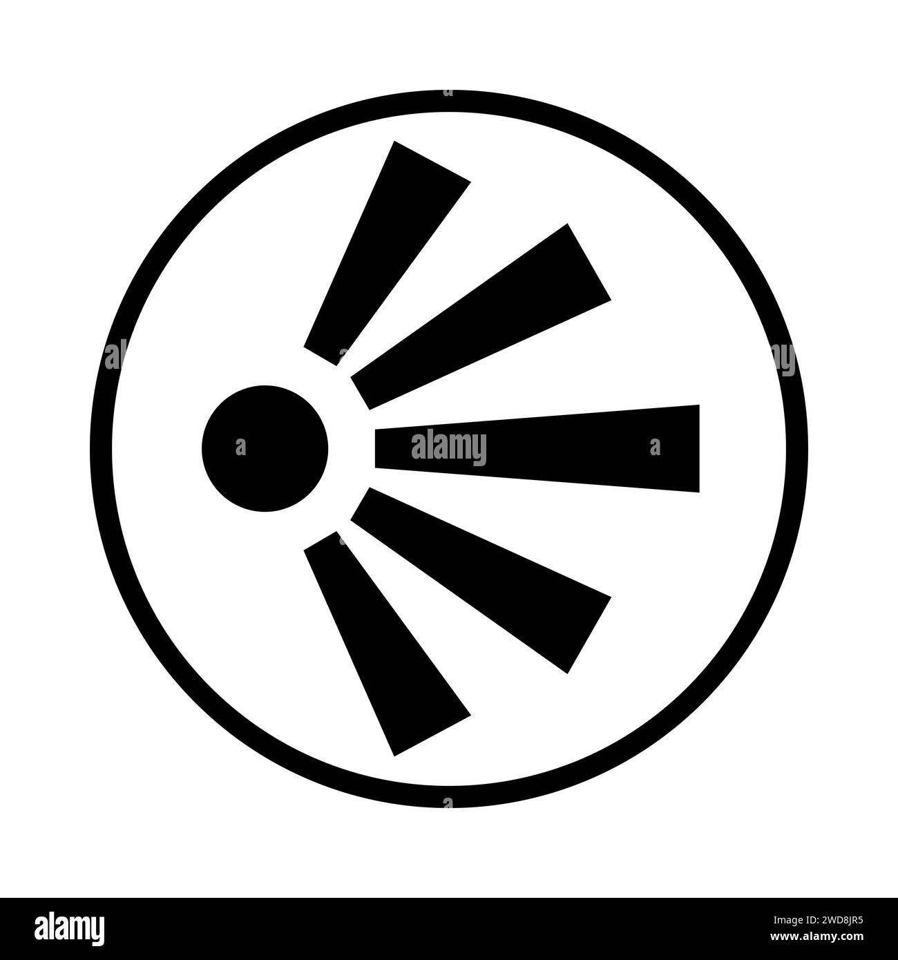 Symbol für Ansichtspunkt Stockfoto