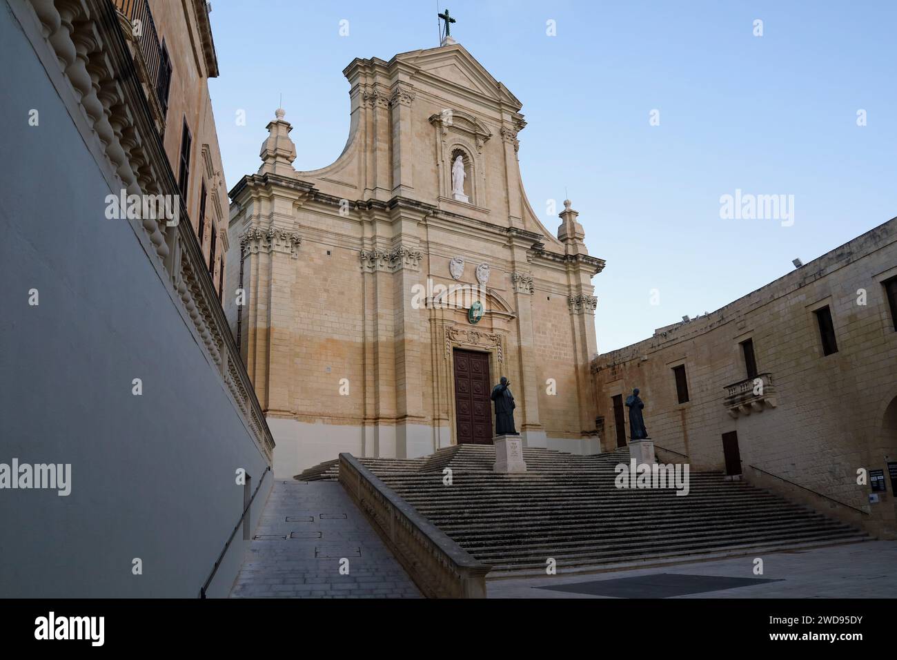 Kathedrale der Himmelfahrt in der Cittadella von Victoria in Gozo Stockfoto