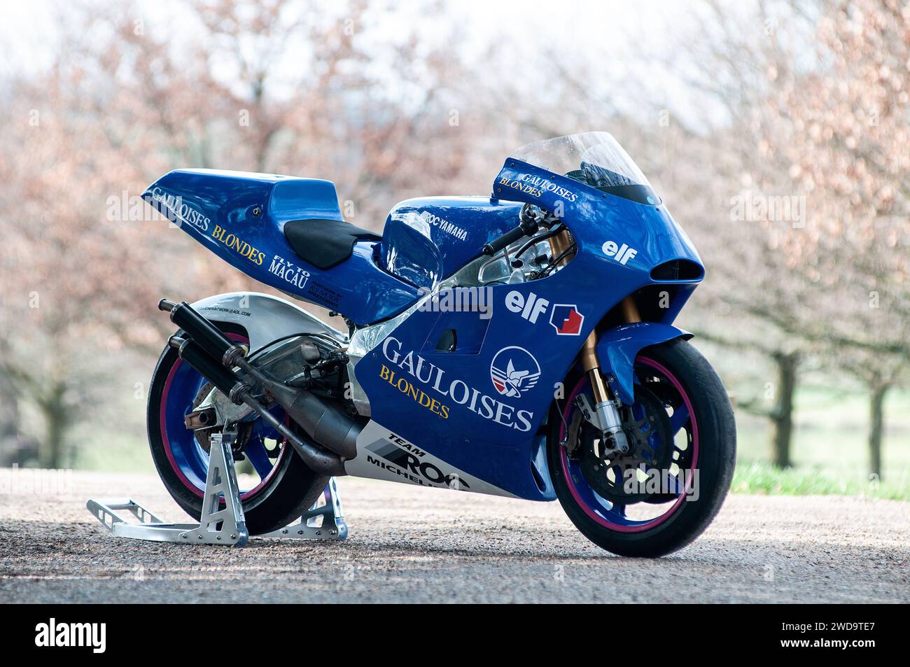 ROC Yamaha 500 ccm Grand Prix Rennmotorrad Stockfoto