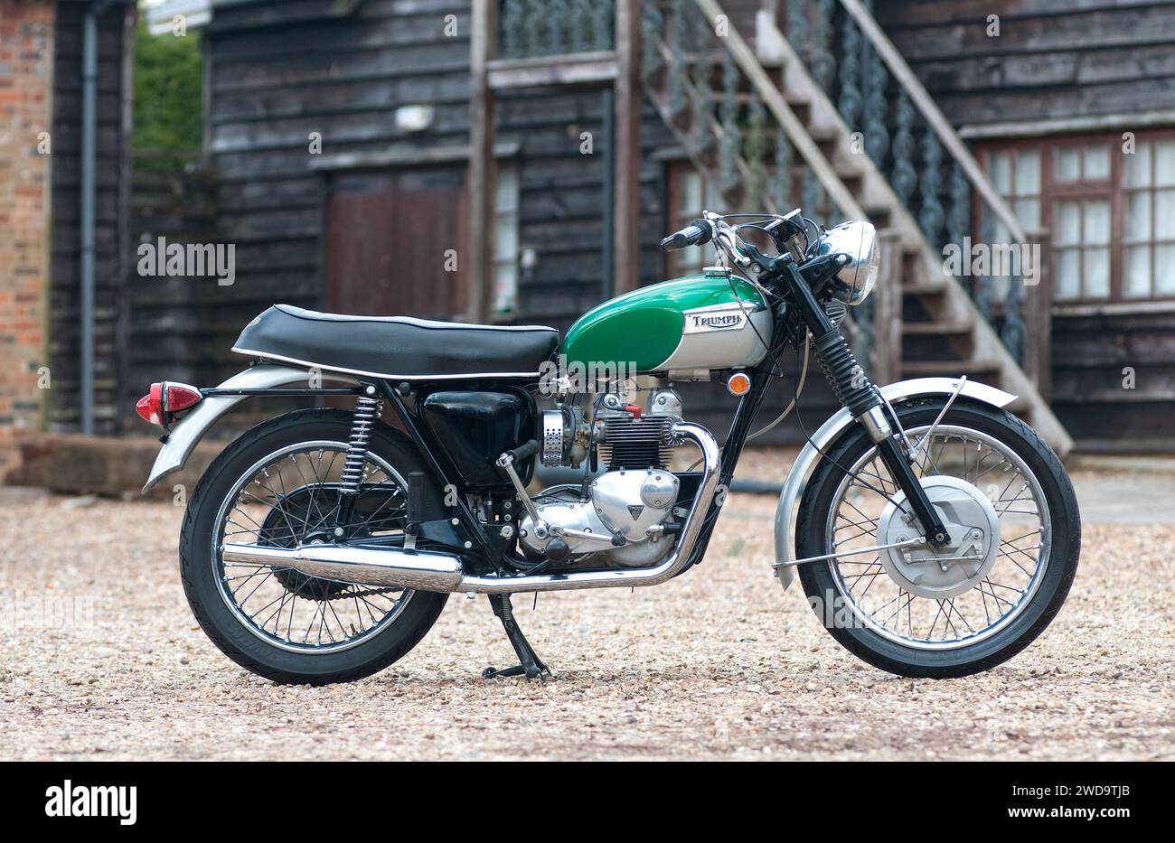 1969 Triumph Daytona 500 ccm T100 klassisches Motorrad Stockfoto