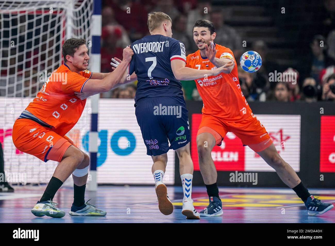 Hamburg, Deutschland. Januar 2024. HAMBURG, DEUTSCHLAND 19. JANUAR Sander Andreassen