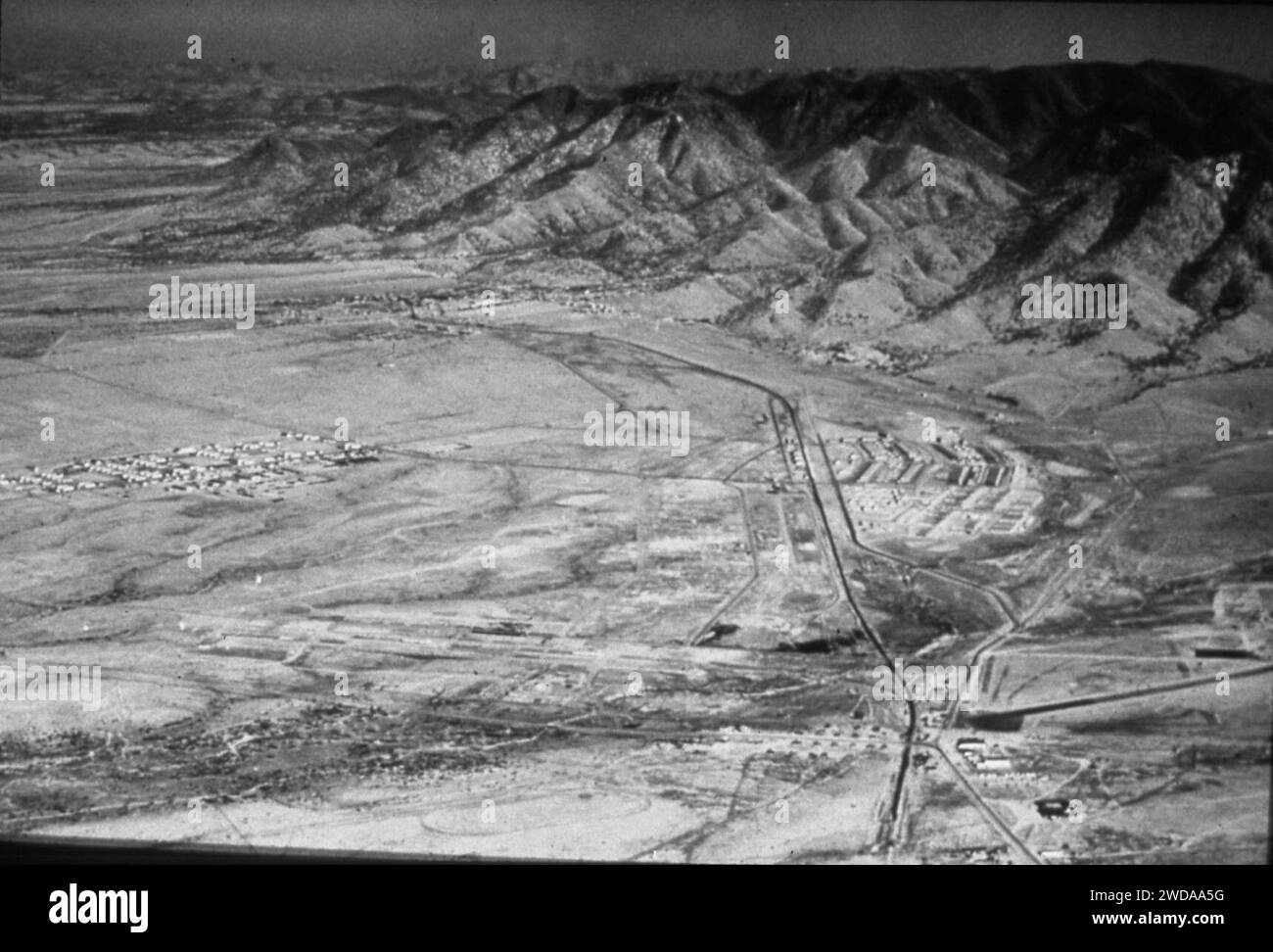 1950er Jahre Luftfahrt von Fort Huachuca. Stockfoto