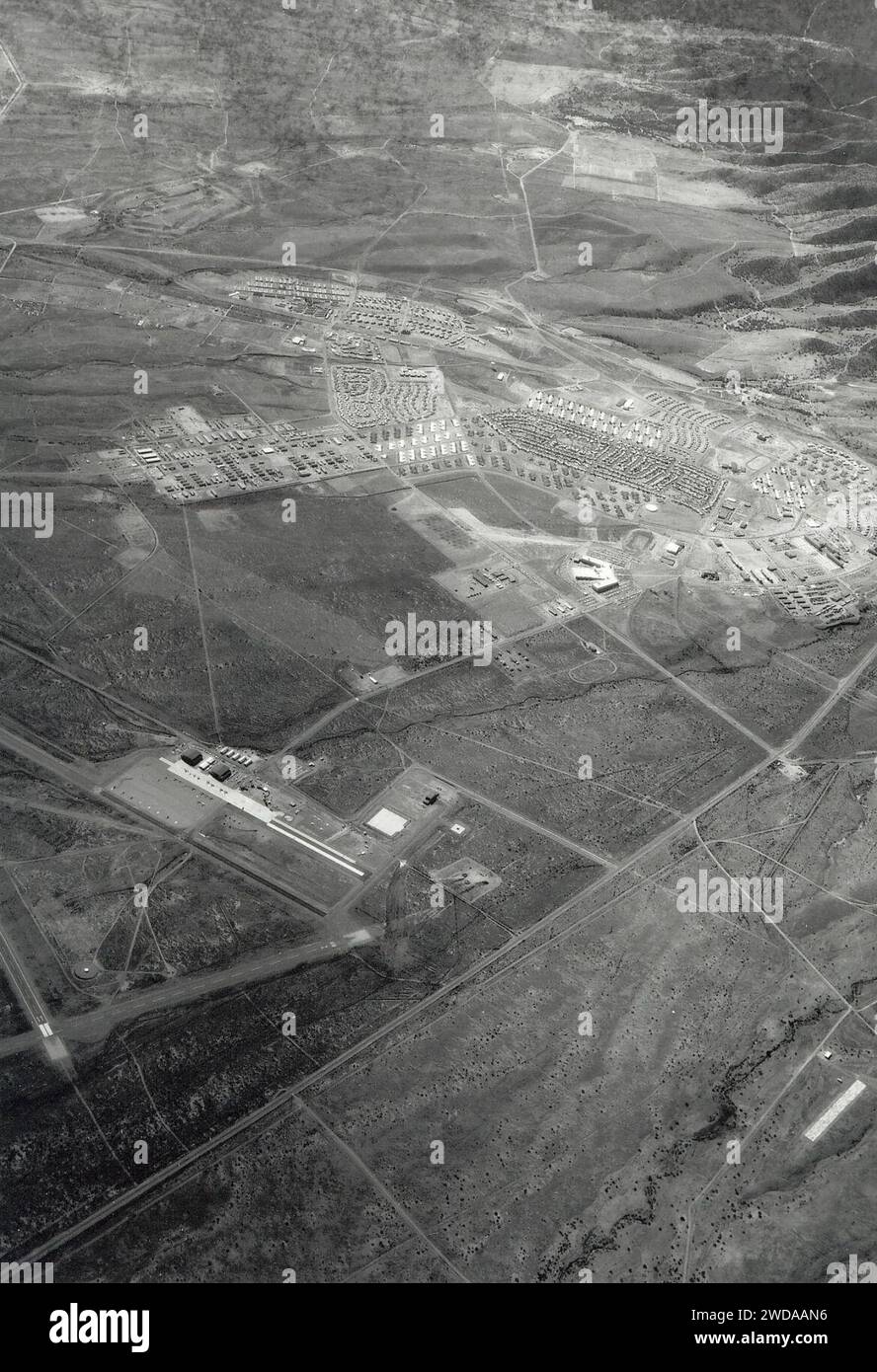 1970er Jahre Luftfahrt von Fort Huachuca. Stockfoto