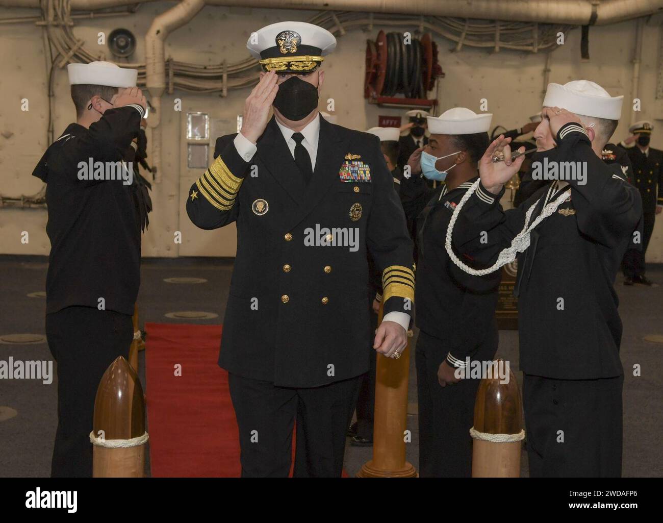2021 SURFLANT Change of Command Ceremony 210305OW182-0174. Stockfoto