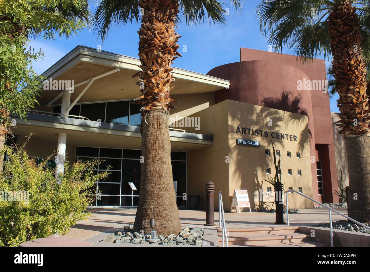 Artists Center at the Galen, Palm Desert, Kalifornien Stockfoto