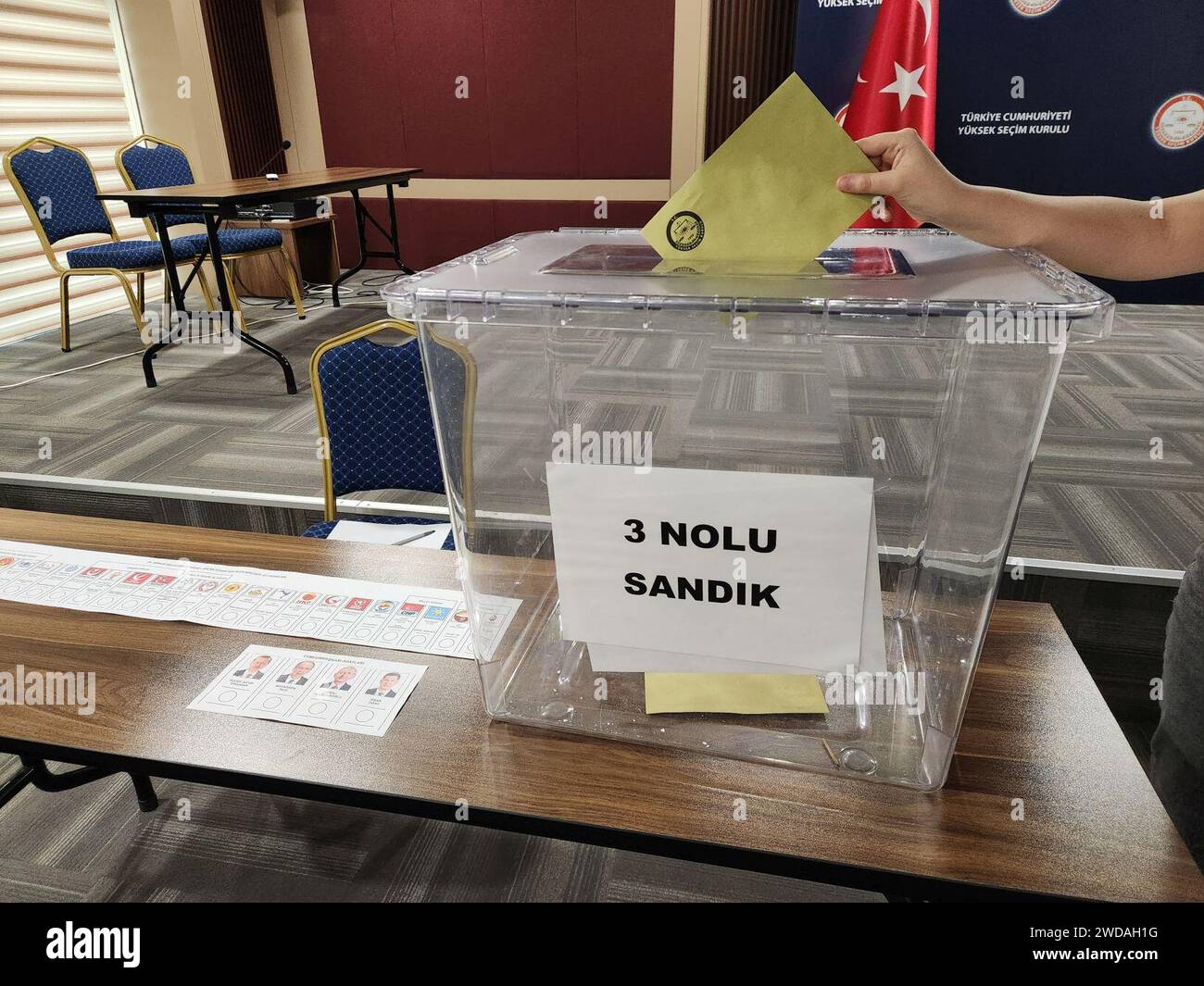 Wahlen in der Türkei 2023 (Runde 1). Stockfoto