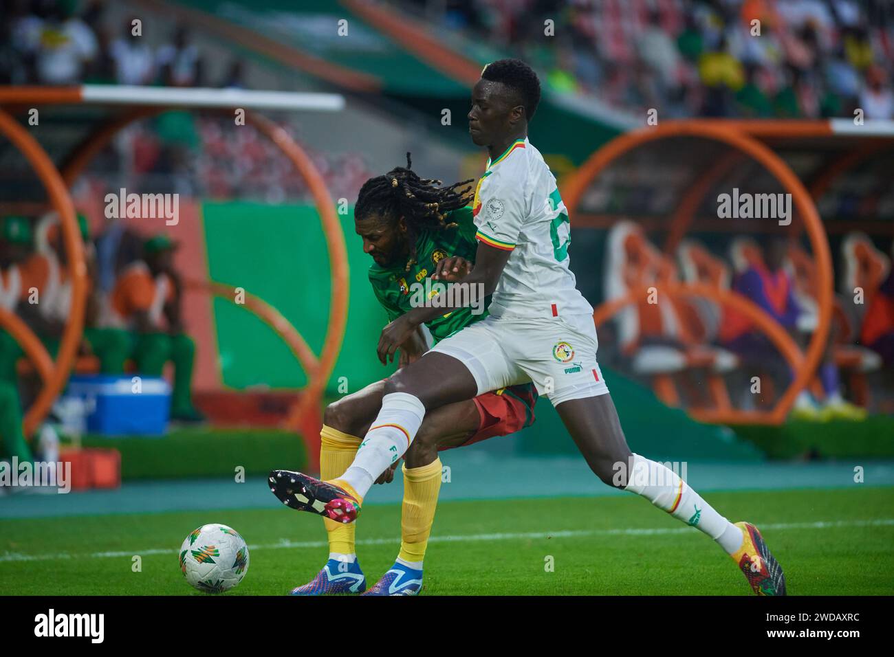 Höhepunkte des Spiels zwischen Senegal und Kamerun beim Africa Cup of