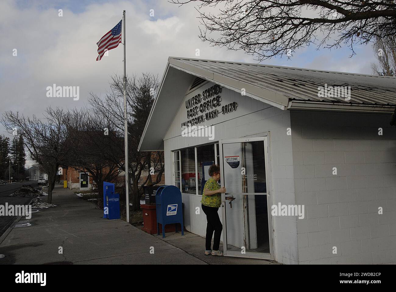 Uniontown/washington State /USA  16. Januar 2016 United States Post Office Uniontown Washington 99179 (Foto: Francis Joseph Dean/Deanpictures) Stockfoto