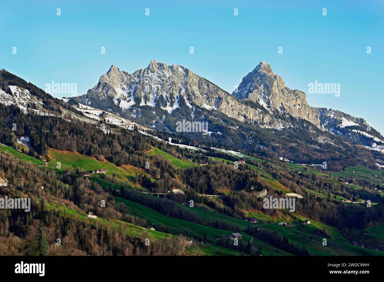 Große und kleine Mythen, Kanton Schwyz, Schweiz Stockfoto