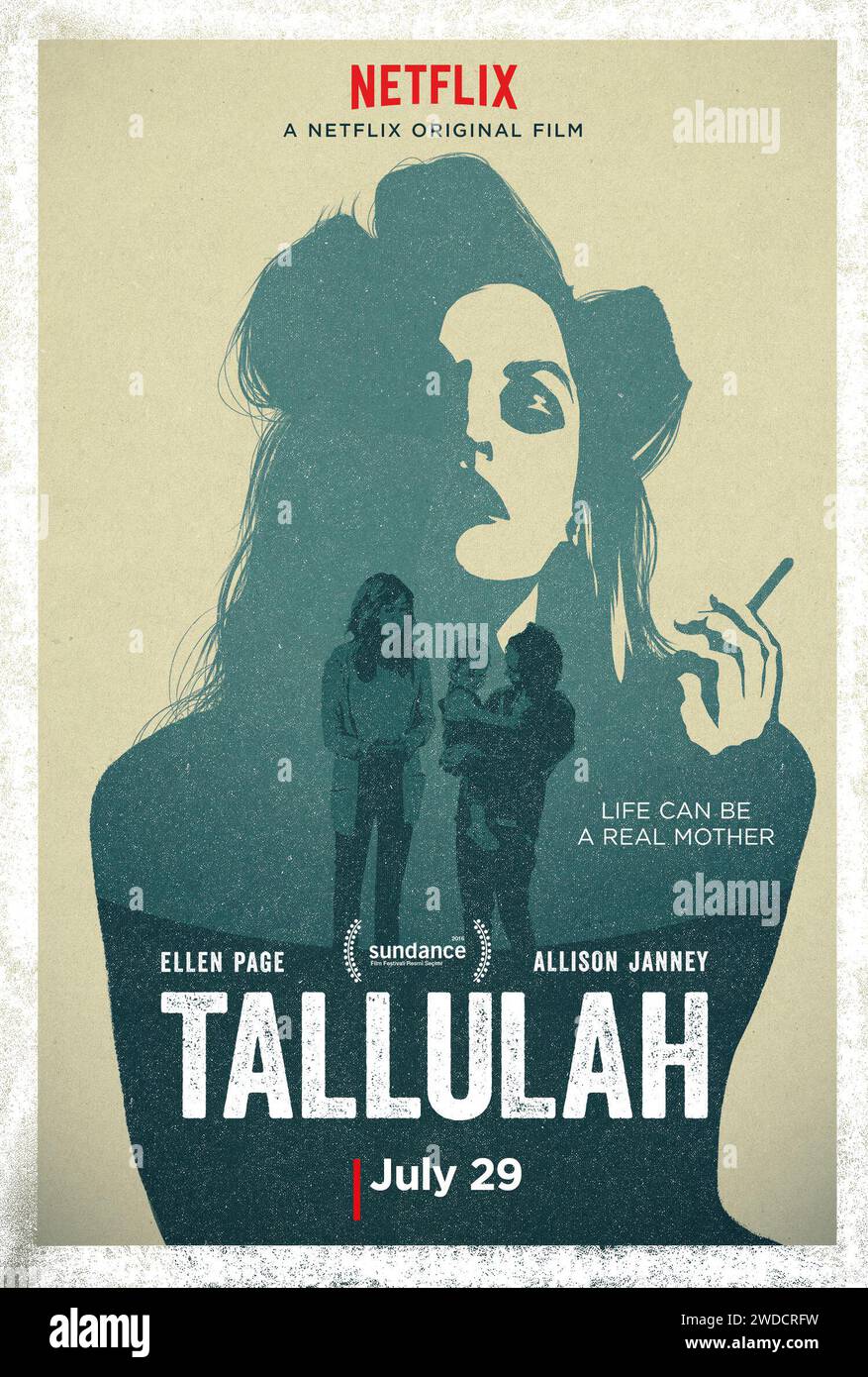 ERSCHEINUNGSDATUM: 29. Juli 2016. TITEL: Tallulah. STUDIO: Netflix. DIREKTOR: Sian Heder. Verzweifelt, ihr Kleinkind loszuwerden, heuert eine unzufriedene Hausfrau aus Manhattan einen Fremden an, um Babysitter zu machen und bekommt am Ende viel mehr, als sie erwartet hatte. DIE HAUPTROLLEN sind Ellen Elliot Page, Allison Janney, Tammy Blanchard. (Credit Image: © Netflix/Entertainment Pictures/ZUMAPRESS.com) NUR REDAKTIONELLE VERWENDUNG! Nicht für kommerzielle ZWECKE! Stockfoto