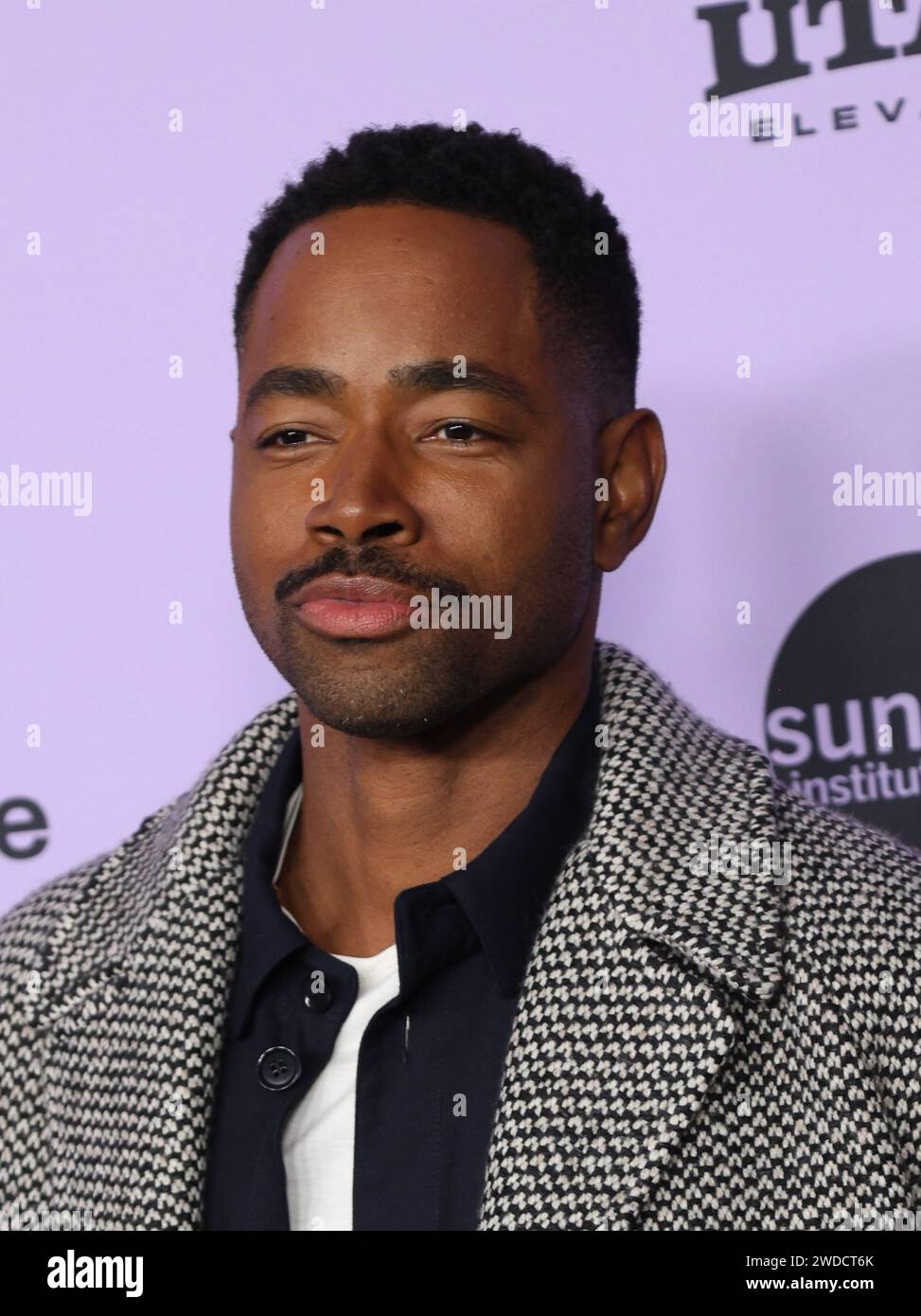 Park City, USA. Januar 2024. Jay Ellis kam zur Premiere von Freaky