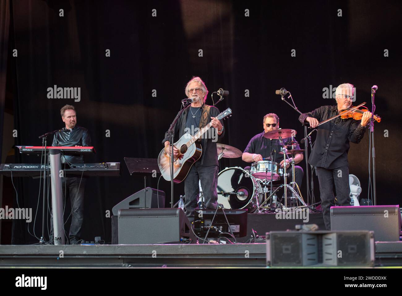 7. Juni 2019: Die Country-Legende Kris Kristofferson spielt in Stockholm, Schweden Stockfoto