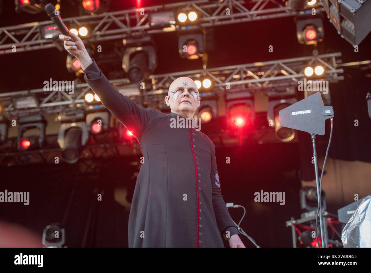 31. Mai 2019: Billy Corgan spielt mit den Smashing Pumpkins in Stockholm Stockfoto