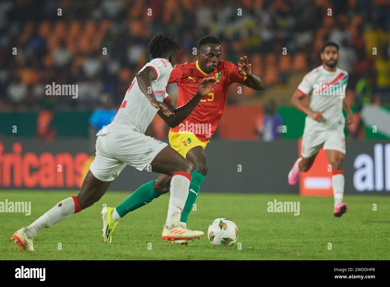 Höhepunkte des Spiels zwischen Guinea und Gambia beim Africa Cup of