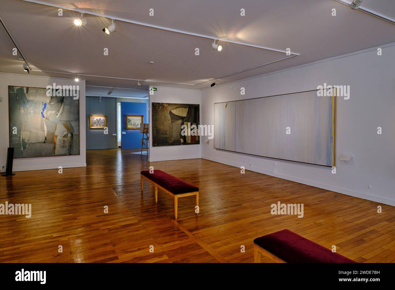 Frankreich, Indre et Loire (37), Vallée de la Loire, Tours, Palais des Archevêques et Musée des beaux Arts, salle Olivier Debré // France, Indre et Loire Stockfoto