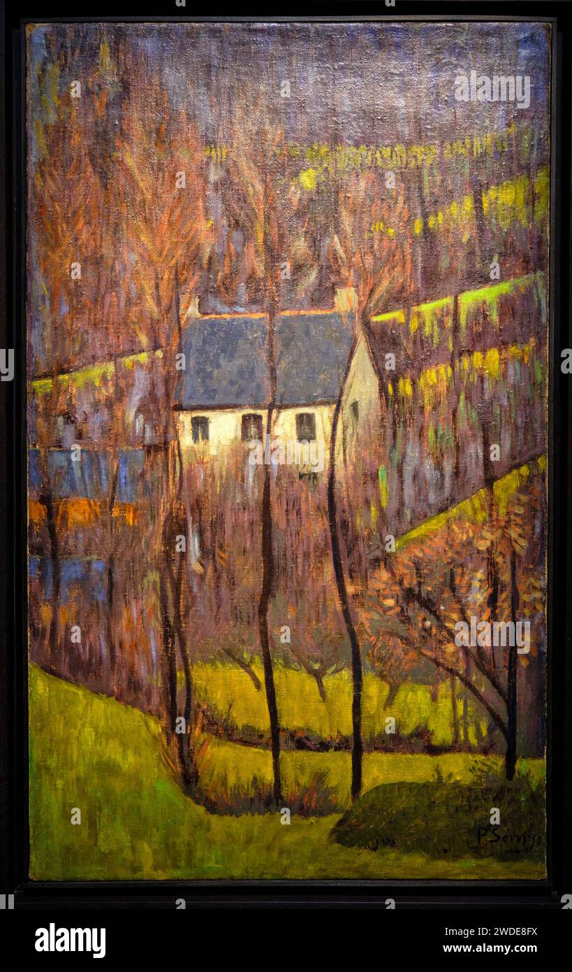 Frankreich, Maine-et-Loire (49), Fontevraud-l'Abbaye, Loire-Tal, das von der UNESCO zum Weltkulturerbe erklärt wurde, die Königliche Abtei, das Museum für Moderne Kunst - Collec Stockfoto