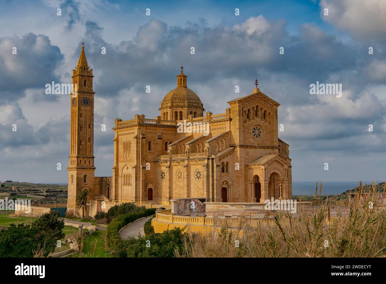 Basilika der Heiligen Jungfrau von Ta Pinu in Gozo, Malta Stockfoto
