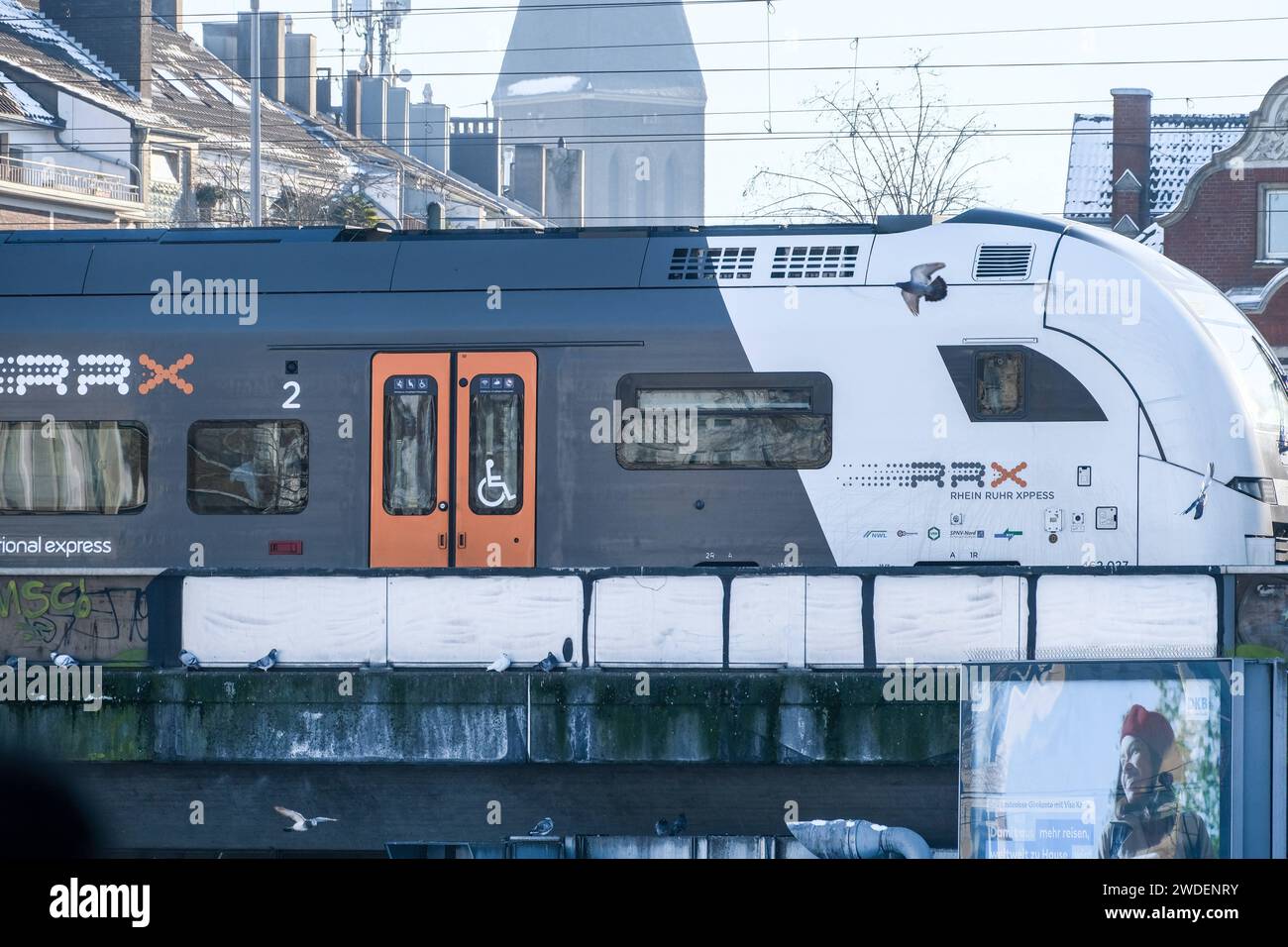 Düsseldorf 20.01.2024 DB Deutsche Bahn Nahverkehr ÖPNV Verkehrsverbund