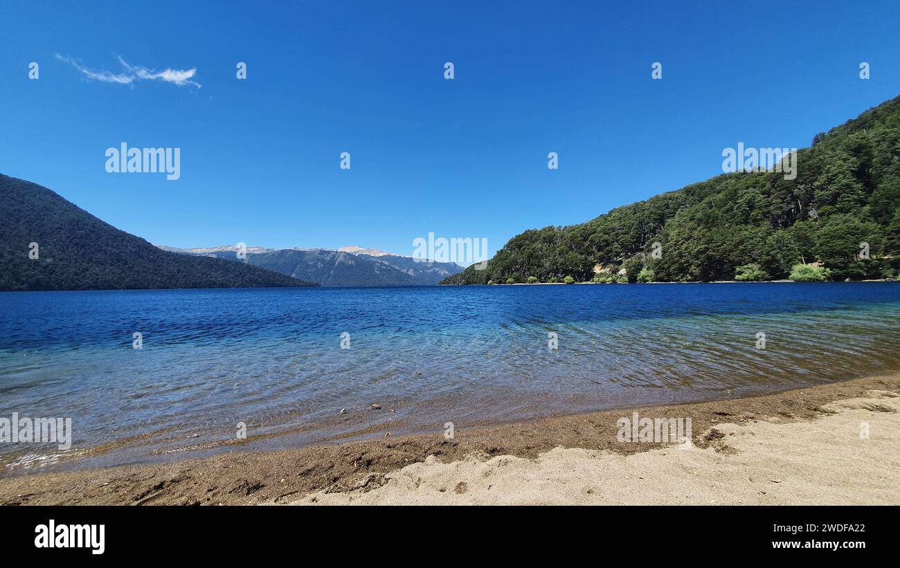 Lago en Bariloche patagonien Argentinien Stockfoto