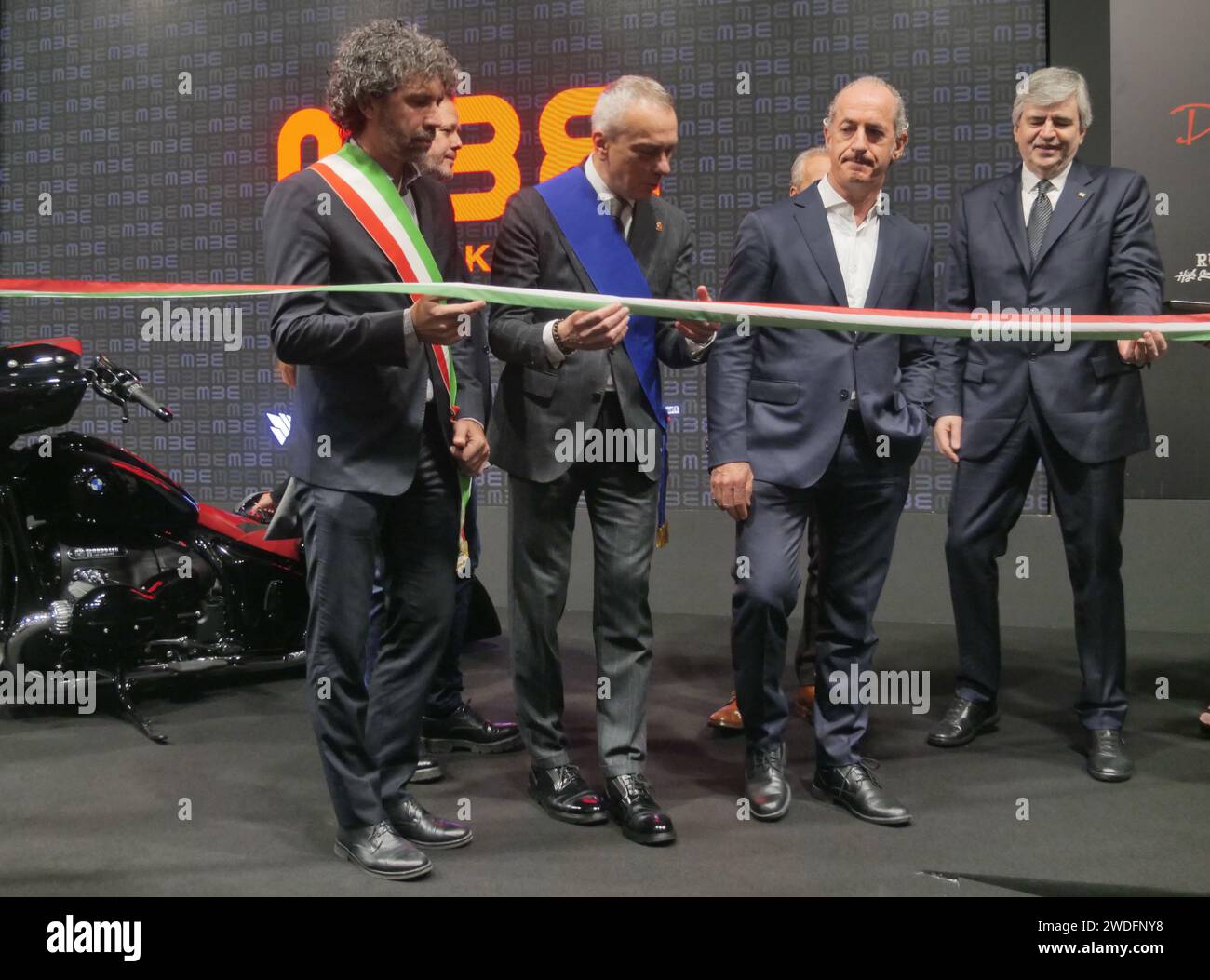 Cerimony Eröffnung der Motor Bike expo Verona, Veneto, Italien Stockfoto