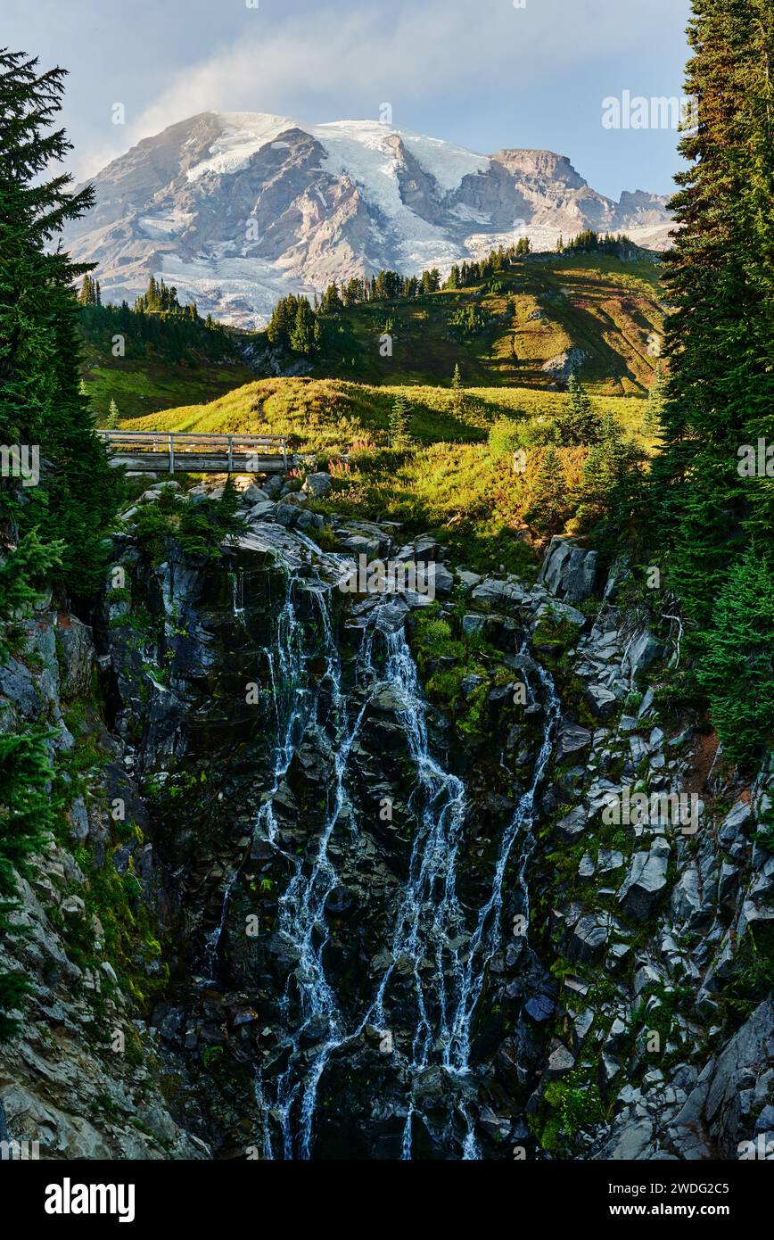 Mount Rainier National Park, Washington State, Usa Stockfoto