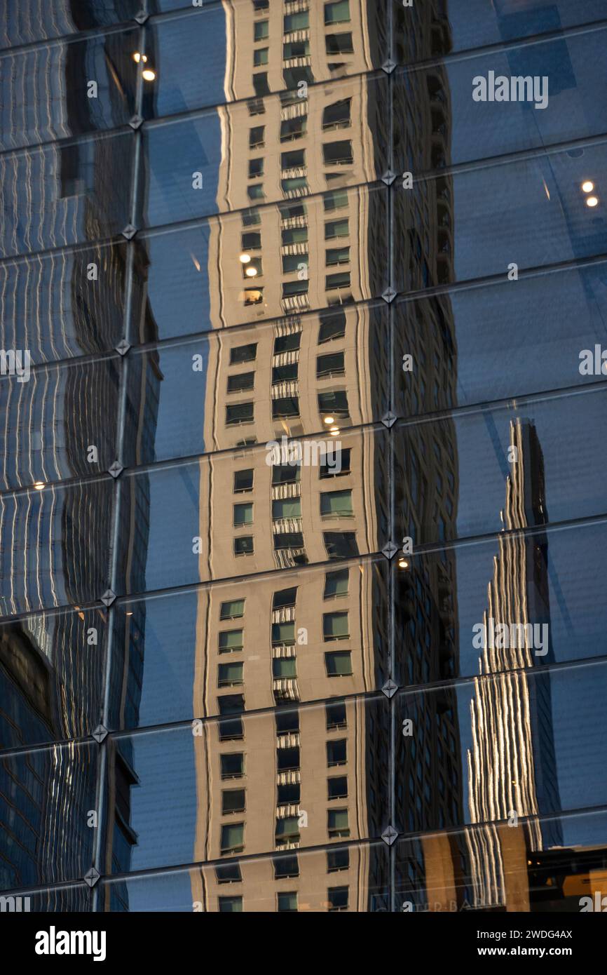 Superdünne Wolkenkratzer in Manhattan NYC Stockfoto