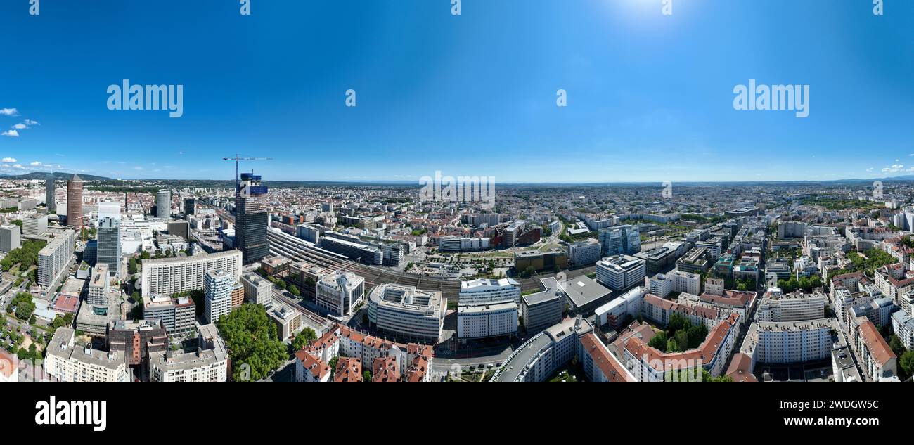 Bahnhof Gare de Lyon Part Dieu in Lyon, Frankreich. Stockfoto