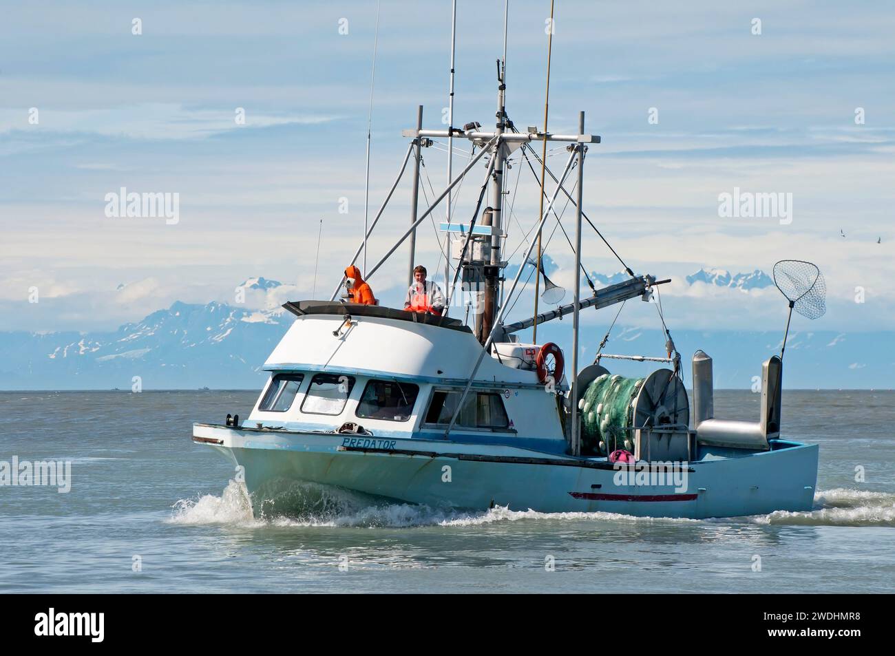 Angelboot - Alaska Stockfoto