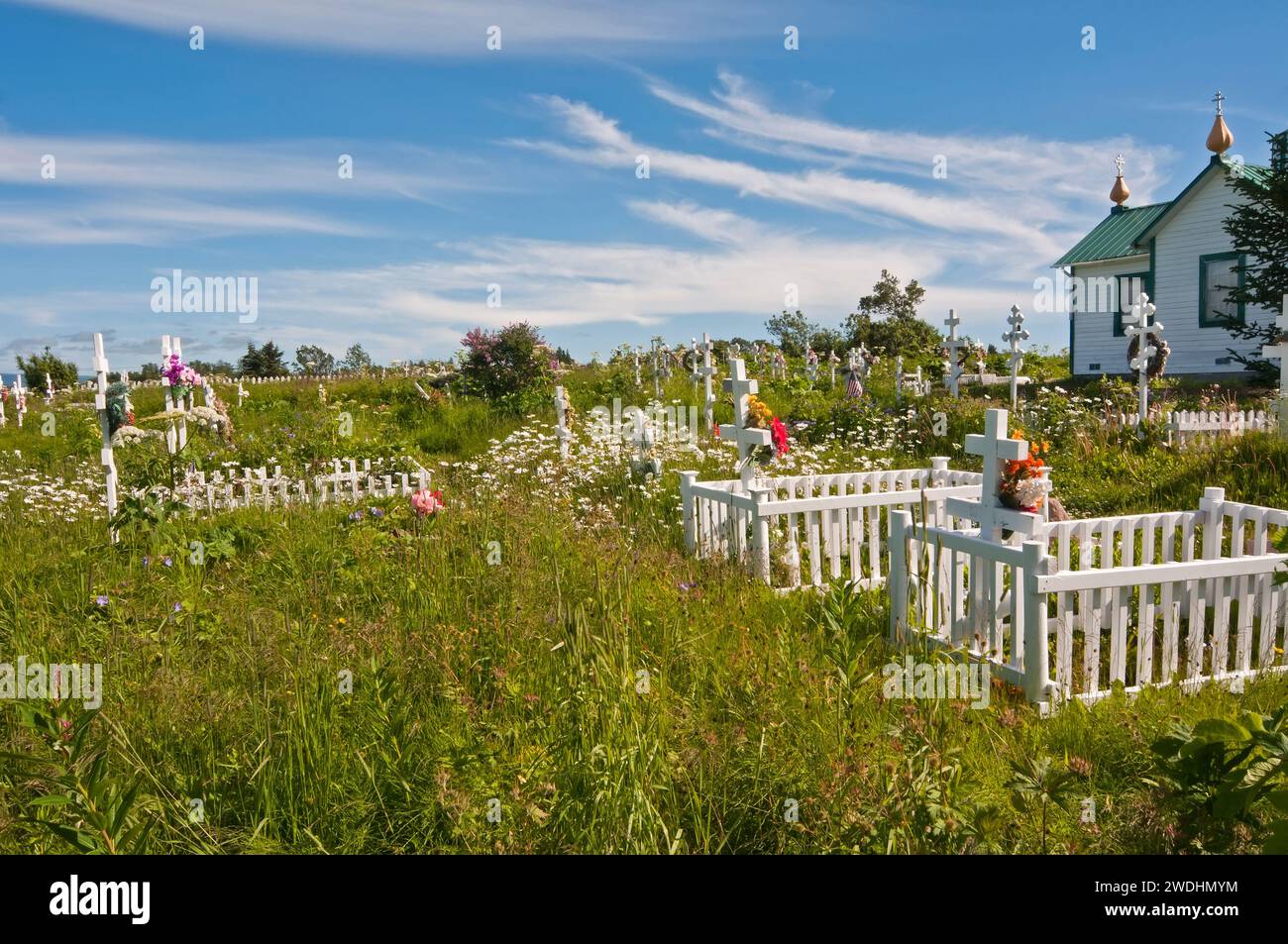 Ninilchik, Kenai-Halbinsel, Alaska, USA Stockfoto