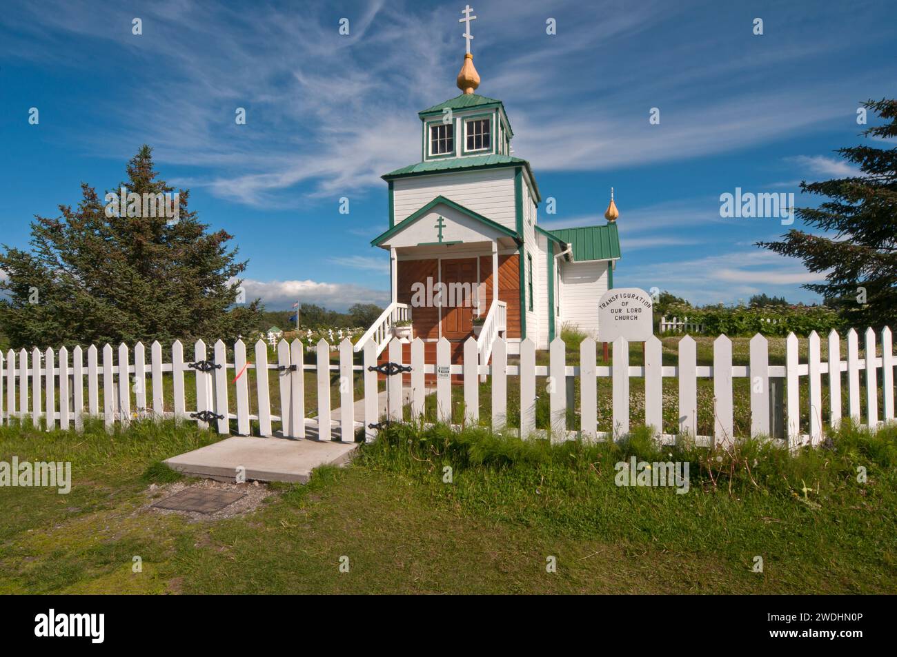 Ninilchik, Kenai-Halbinsel, Alaska, USA Stockfoto