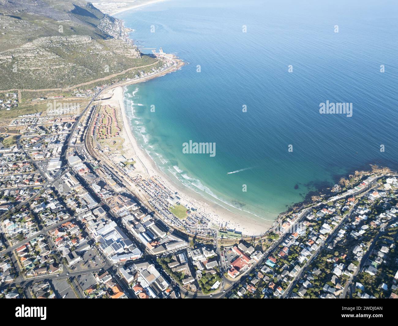 Fish Hoek Beach, Fish Hoek, Südafrika Stockfoto